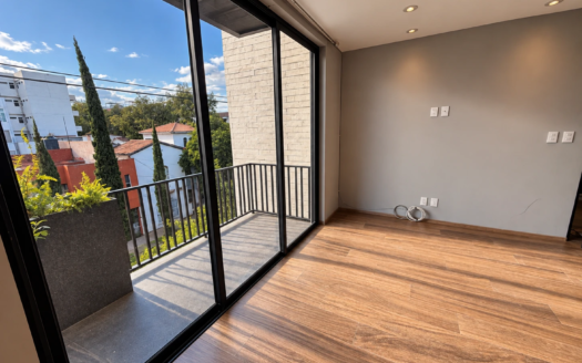 Departamento exterior en Narvarte